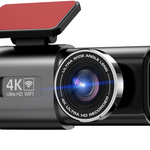 4K Dual-Lens Dash Cam with WiFi, GPS and Night Vision